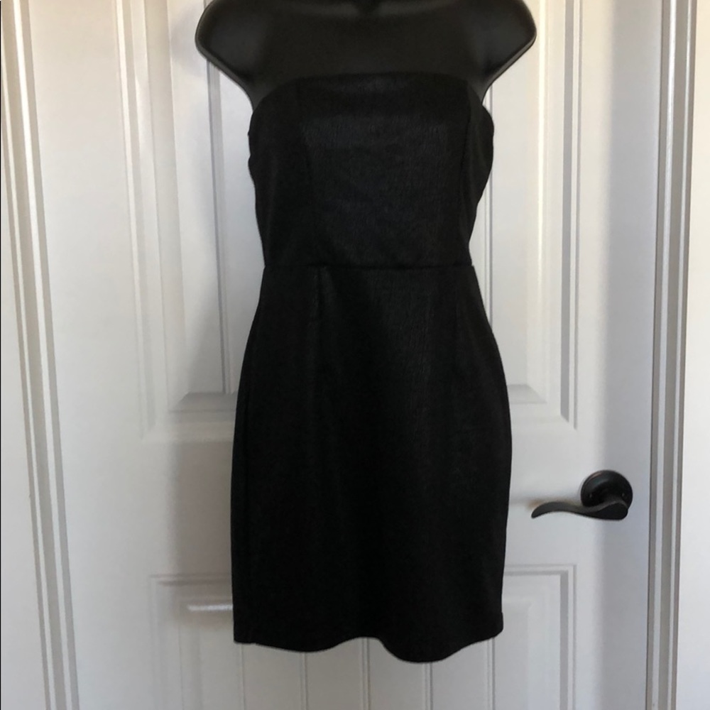 Strapless Forever 21 black dress